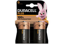Batterij Duracell Plus 2xD