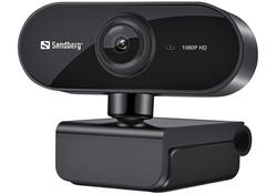 Webcam Sandberg USB FLEX 133-97 zwart
