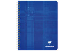 Schrift Clairefontaine A5+ ruit 5x5mm 120 pagina's 90gr assorti