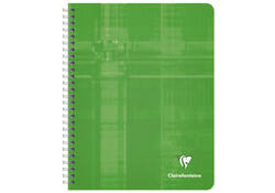 Schrift Clairefontaine A5+ ruit 5x5mm 120 pagina's 90gr assorti