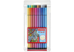 Viltstift STABILO Pen 68/20 medium assorti etui à 20 stuks