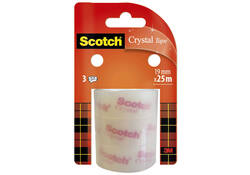 Plakband Scotch Crystal 19mmx25m transparant helder