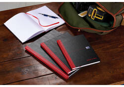 Notitieboek Oxford Black n' Red A5 96vel lijn