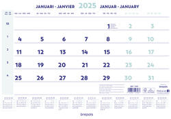 1-Maandskalender 2027 Brepols 43x31.5cm