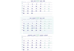 3-Maandkalender 2027 Brepols 30x43cm