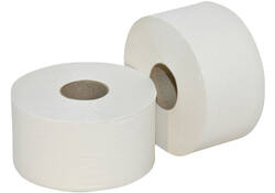 Toiletpapier Euro Products Q5 mini jumbo 2l recycled 180m wit 240218