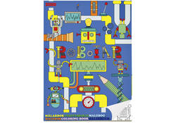 Kleurboek Haza Sense Robot