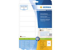 Etiket HERMA 5075 A4 99.1x33.8 mm premium 400stuks wit