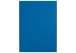Voorblad GBC A4 lederlook met venster blauw 50stuks