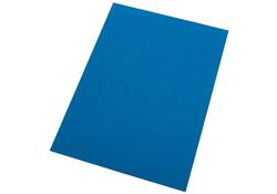 Voorblad GBC A4 lederlook met venster blauw 50stuks