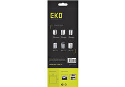 Afvalzak EKO MDPE type B met trekband 40x45cm 7-9L wit