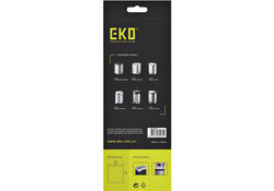 Afvalzak EKO MDPE type A met trekband 35x40cm 3-6L wit