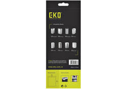 Afvalzak EKO MDPE type E met trekband 55x70cm 25-35L wit