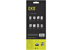 Afvalzak EKO MDPE type D met trekband 55x55cm 18-21L wit