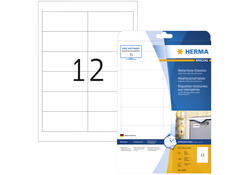 Etiket HERMA 4595 97x42.3mm folie wit