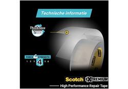 Plakband Scotch Extremium invisible 48mmx25m transparant