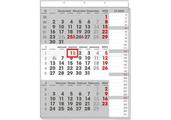 3-Maandkalender 2027 INNI Manager compact-formaat notes