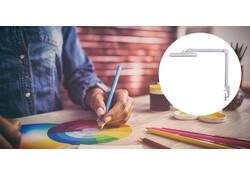 Werkpleklamp MAUL Intro LED tafelklem dimbaar wit