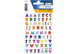 Etiket HERMA 6291 kleurrijke letters stone