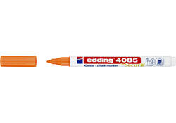 Krijtstift edding 4085 by Securit rond 1-2mm neon oranje