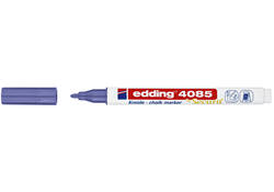 Krijtstift edding 4085 by Securit rond 1-2mm metallic violet