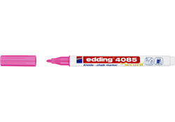Krijtstift edding 4085 by Securit rond 1-2mm neon roze