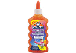 Kinderlijm Elmer's glitter oranje