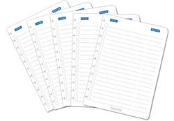 Uitbreidingsset Correctbook A4 to-do 5 bladen