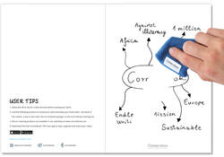 Notitieboek Correctbook A5 Scratch blanco 8blz inspirational white