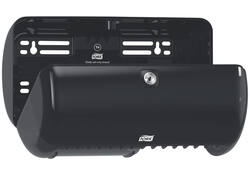 Toiletpapierdispenser Tork T4 Elevation duo zwart 557008