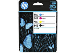 Inktcartridge HP 6ZC74AE 912 zwart + 3 kleuren
