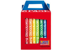 Chocolade Tony's Chocolonely Rainbowpack Classic 6 repen à 180gr