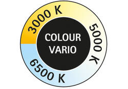 Bureaulamp MAUL Pearly LED voet dimbaar colour vario zwart