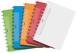Schrift Adoc A4 ruit 4x8mm 144 pagina's 90gr assorti