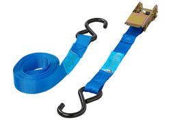 Spanband ProPlus blauw met ratel en 2 haken 5m