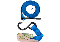 Spanband ProPlus blauw met ratel en 2 haken 5m