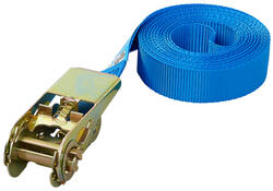Spanband ProPlus blauw met ratel 5m