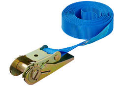 Spanband ProPlus blauw met ratel 5m