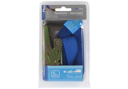 Spanband ProPlus blauw met ratel 5m