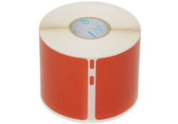 Etiket Dymo LabelWriter naamkaart 54x101mm 1 rol á 220 stuks rood