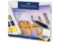 Waterverf Faber-Castell assorti palet à 24 stuks