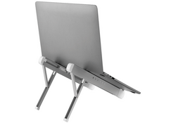 Laptopstandaard Neomounts NSLS010 opvouwbaar Zilver