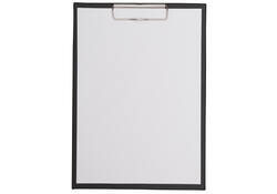 Klembord MAUL A4 staand + insteektas PVC zwart