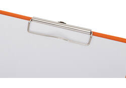 Klembordmap MAUL A4 staand met penlus PVC neon oranje