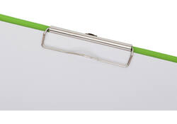 Klembordmap MAUL A4 staand met penlus PVC neon groen
