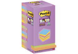 Memoblok Post-it Super Sticky 654 76x76mm color
