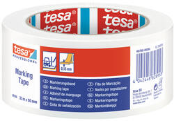 Markeringstape Tesa 60760 PVC 50mmx33m wit