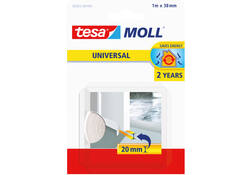 Tochtstrips tesamoll® Universal Zelfklevend tbv deur 1mx38mm wit