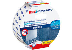 Montagetape tesa® Powerbond Spiegel dubbelzijdig 5mx38mm wit