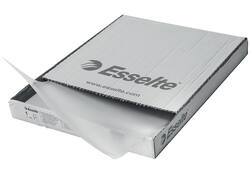 Insteekmap L-model Esselte A4 100% gerecycled 0.10mm transparant 100 stuks